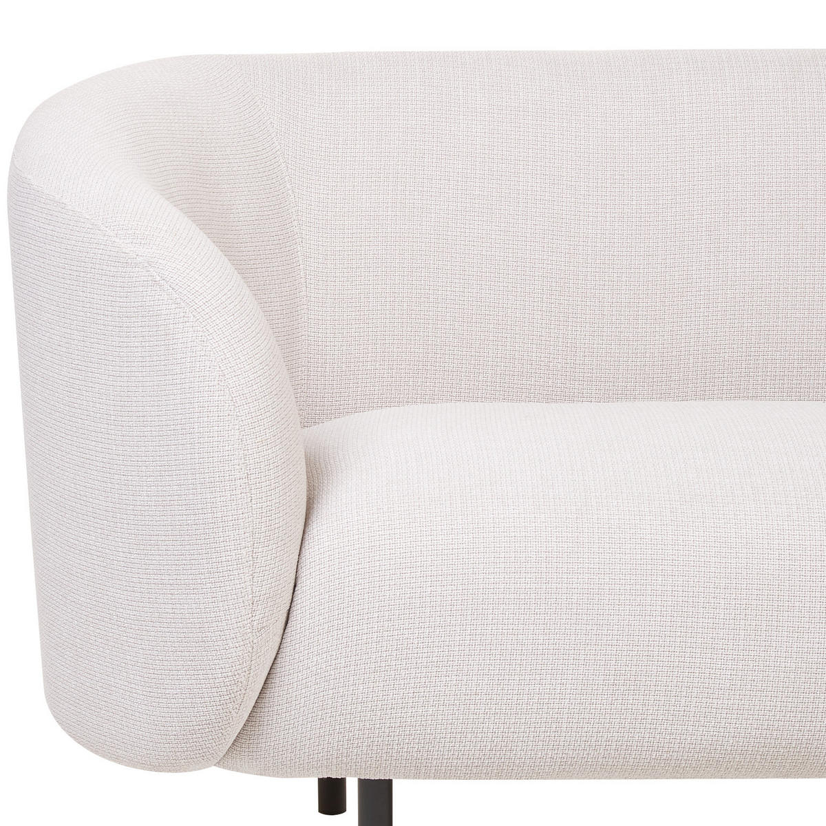 2-SITZER-SOFA Polsterbezug Beige Loen - Beige, Textil (155/79/70cm) - Beliani