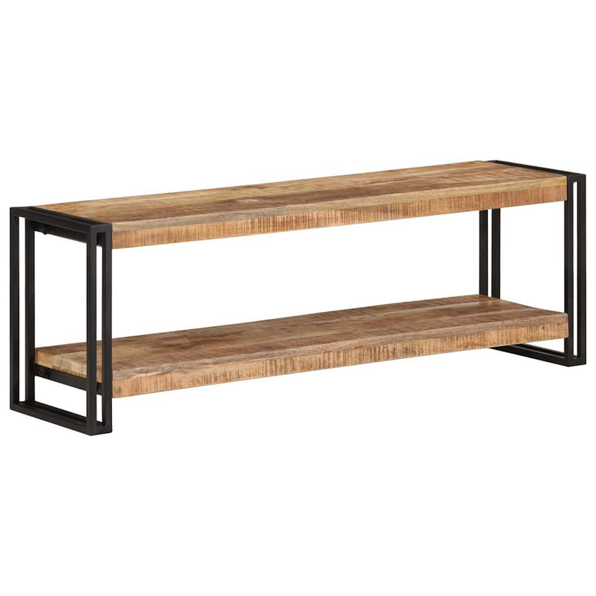 TV-SCHRANK 120/30/40 Cm Raues Mangoholz - Braun, Holz (30/90/30.5cm) - vidaXL
