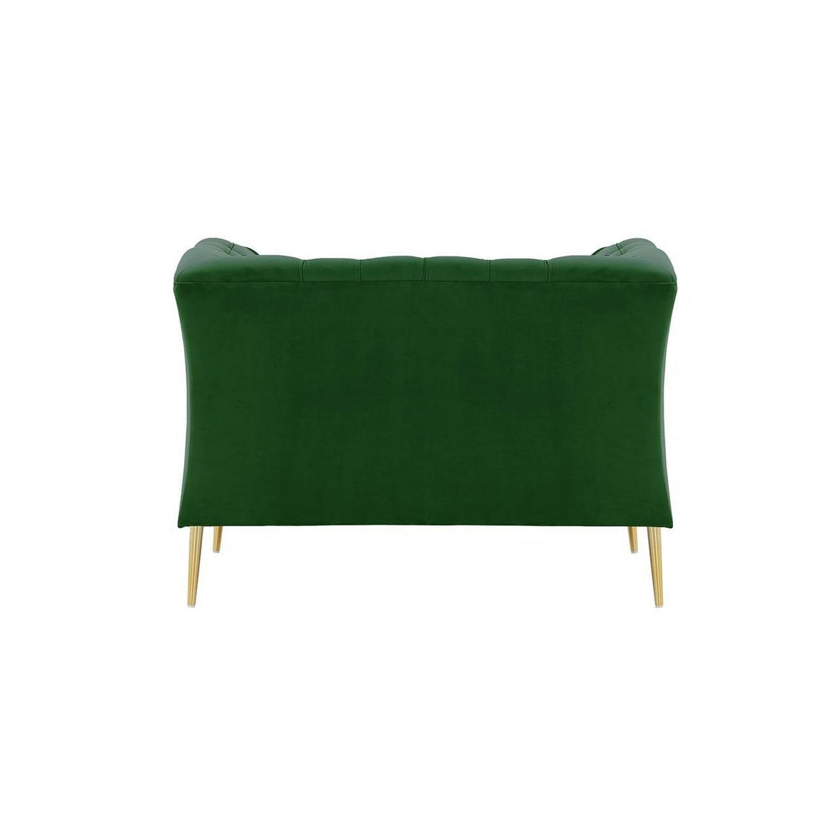 SESSEL Chesterfield Modern-Velluto 10 - Grün, Holz/Textil (106/74/80cm)