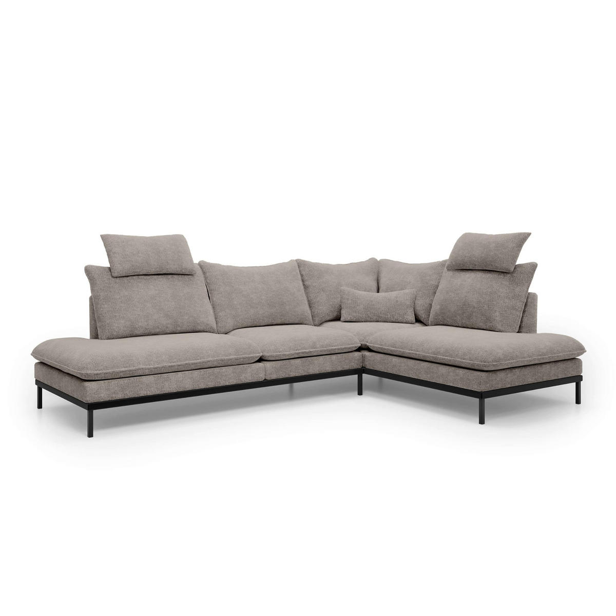 ECKSOFA Leafy Multicolor 293 cm - Multicolor, Textil (293/90/198cm) - Pillovely