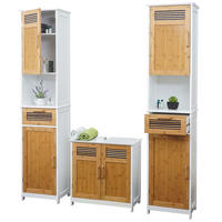 BADEZIMMERSET Braun 3-tlg.-Set - Braun, Holz (40/180/31cm) - MCW