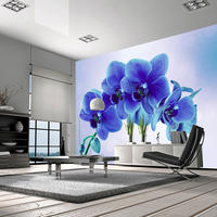 SELBSTKLEBENDE FOTOTAPETE 441/315 cm - Blau/Grau, Kunststoff/Textil (441/1cm) - KUNSTLOFT