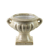 VASE Evam beige 16.5/12.5/13 Keramik - Beige, Keramik (13cm) - Mondex
