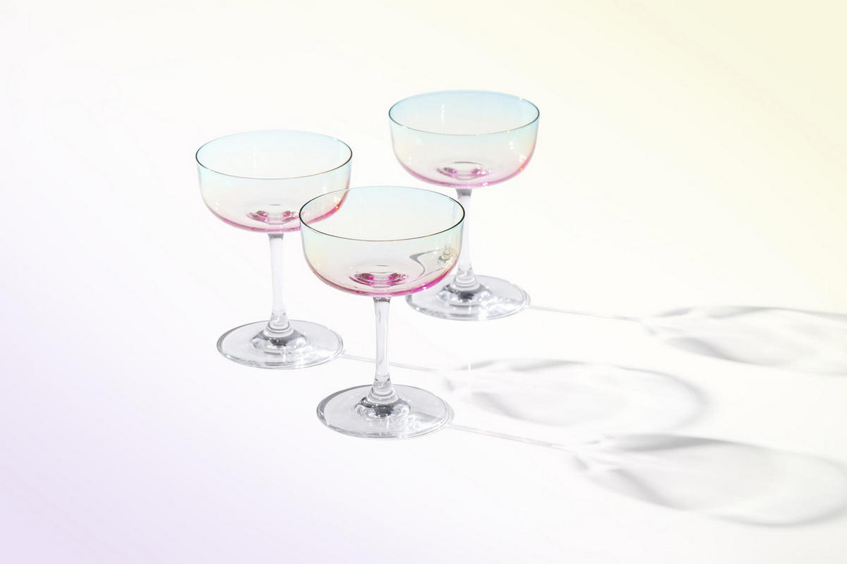 SEKTSCHALEN / DESSERTSCHALEN Like Glass Pearl 100 ml 6er Set - Multicolor, Glas (0.1L) - like.Villeroy & Boch