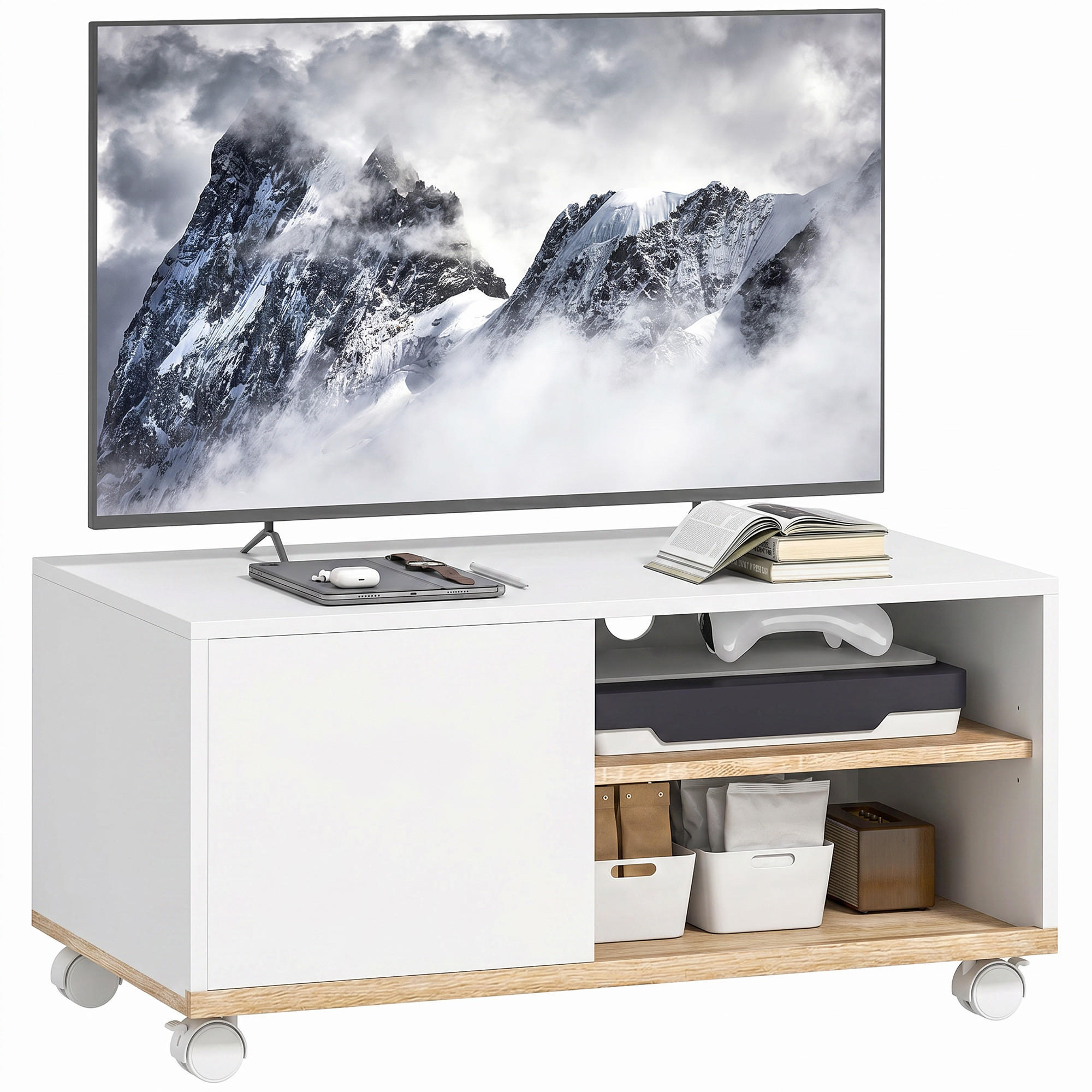 TV-MÖBEL Multicolor 1 Stück - Multicolor, Holzwerkstoff (80/39/45cm) - GiPP