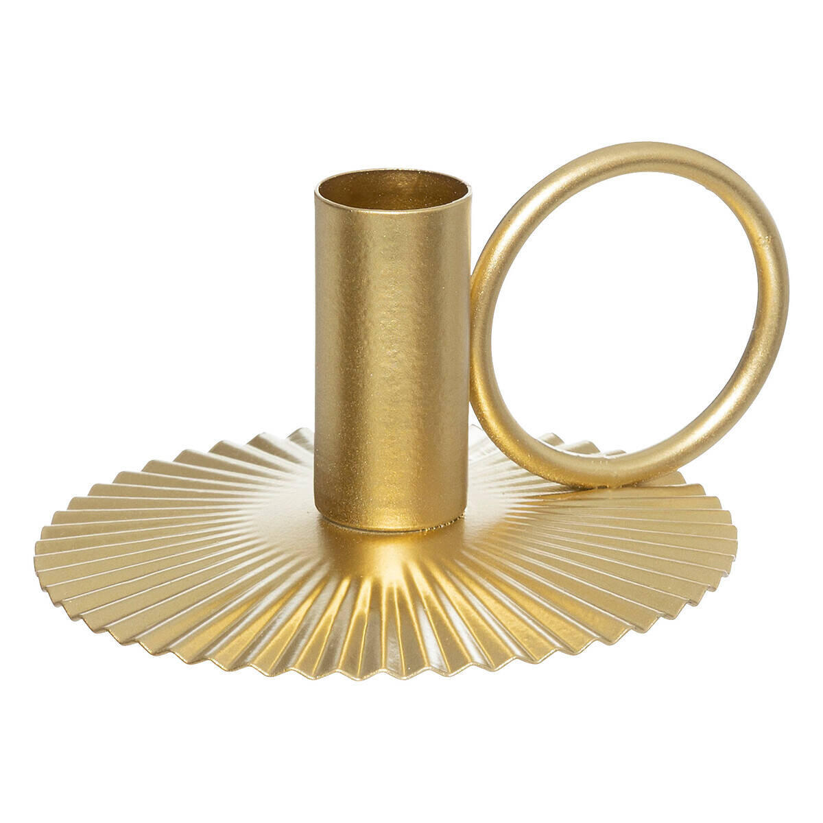 KERZENHALTER Metall - Goldfarben, Metall (5.5/11/10cm) - Atmosphera Createur d´interieur