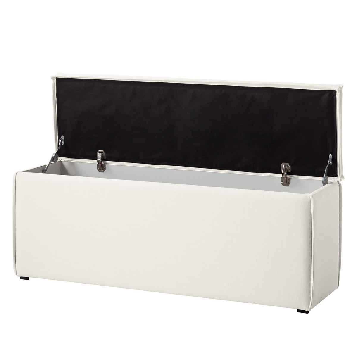 BETTTRUHE - Weicher Baumwollstoff - Weiß, Naturmaterialen (140/51/40cm) - home24