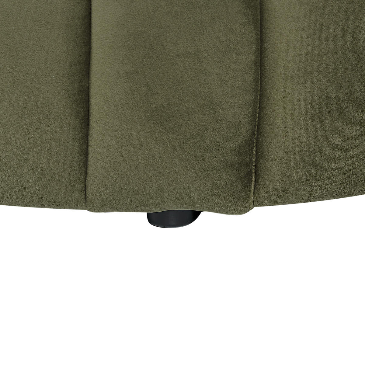 3-SITZER-SOFA Samtstoff dunkelgrün Malung - Grün, Textil (200/68/79cm) - Beliani