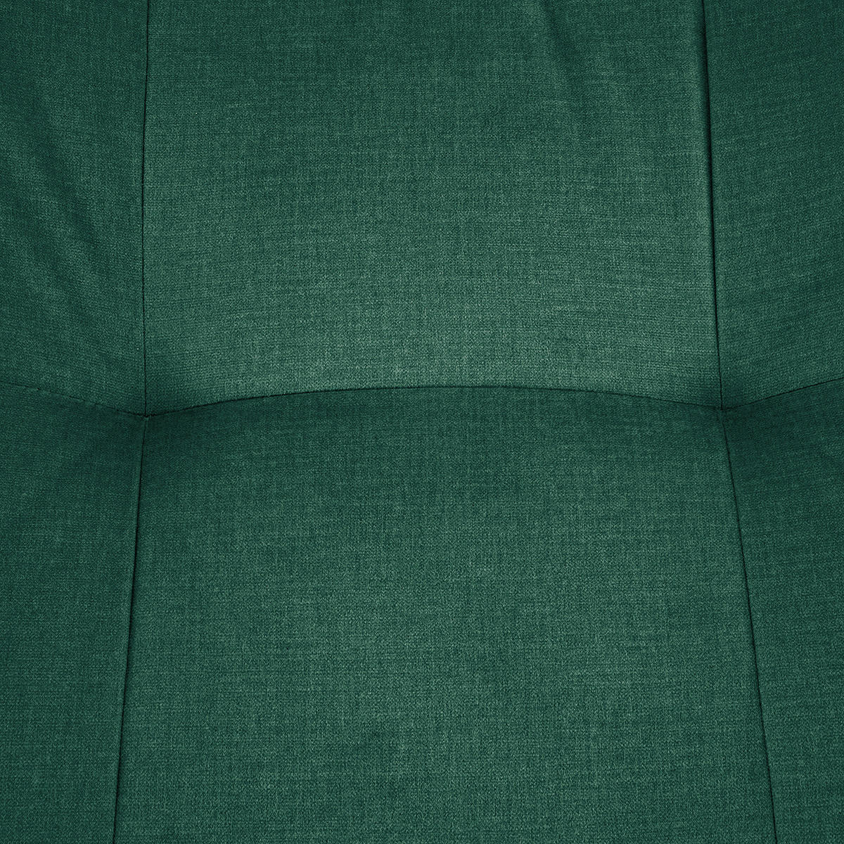 POLSTERHOCKER - Dunkelgrün/Schwarz, Textil/Metall (67/47/50cm) - home24