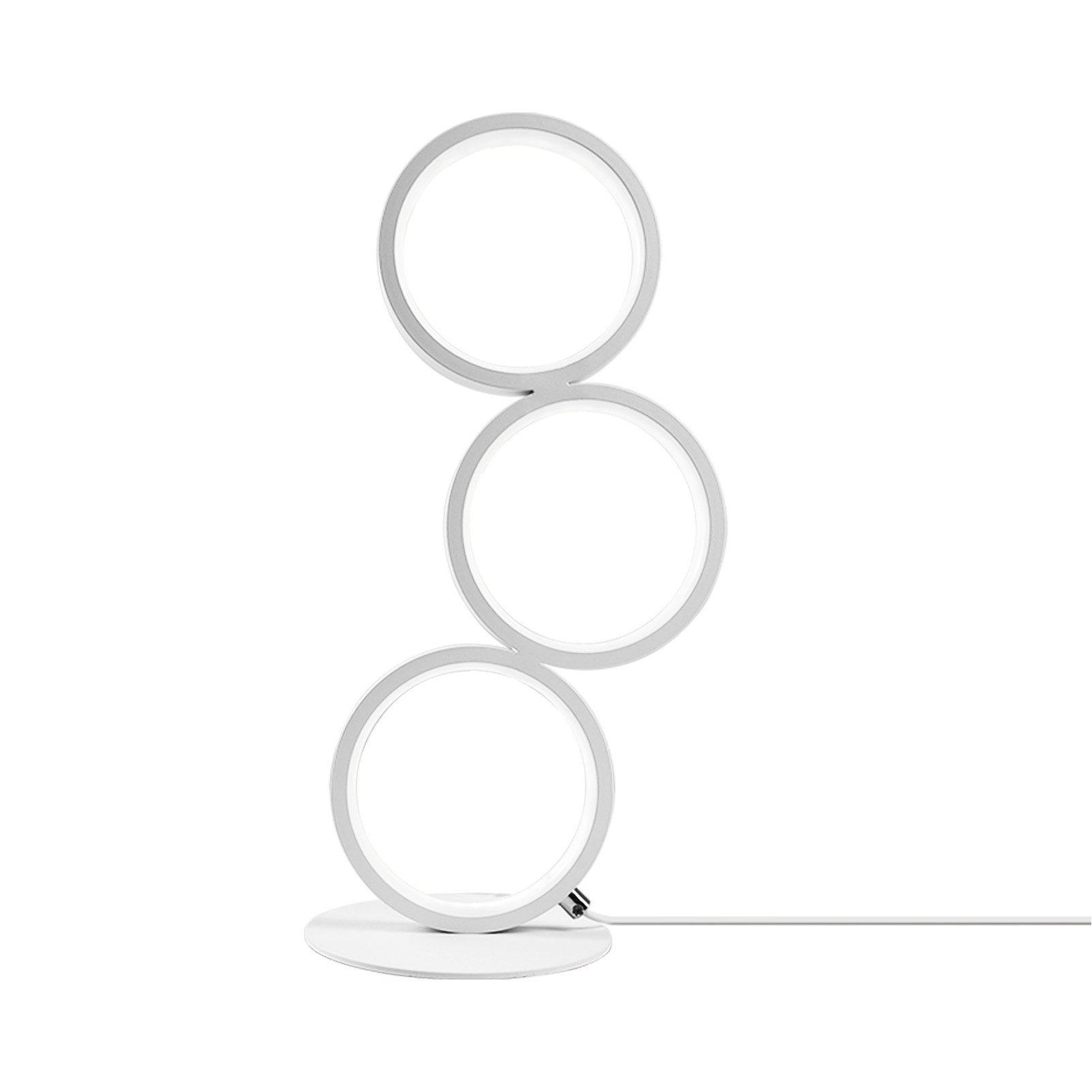 LED-TISCHLEUCHTE Chemnitz 14/14/38 cm - Weiß, Metall (14/14/38cm) - Nettlife