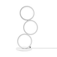 LED-TISCHLEUCHTE Chemnitz 14/14/38 cm - Weiß, Metall (14/14/38cm) - Nettlife