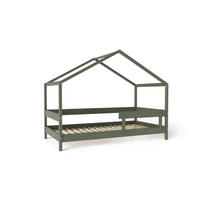 HAUSBETT HYTTE Grün 89x169x135 cm - Grün, Holz - FURNLUX