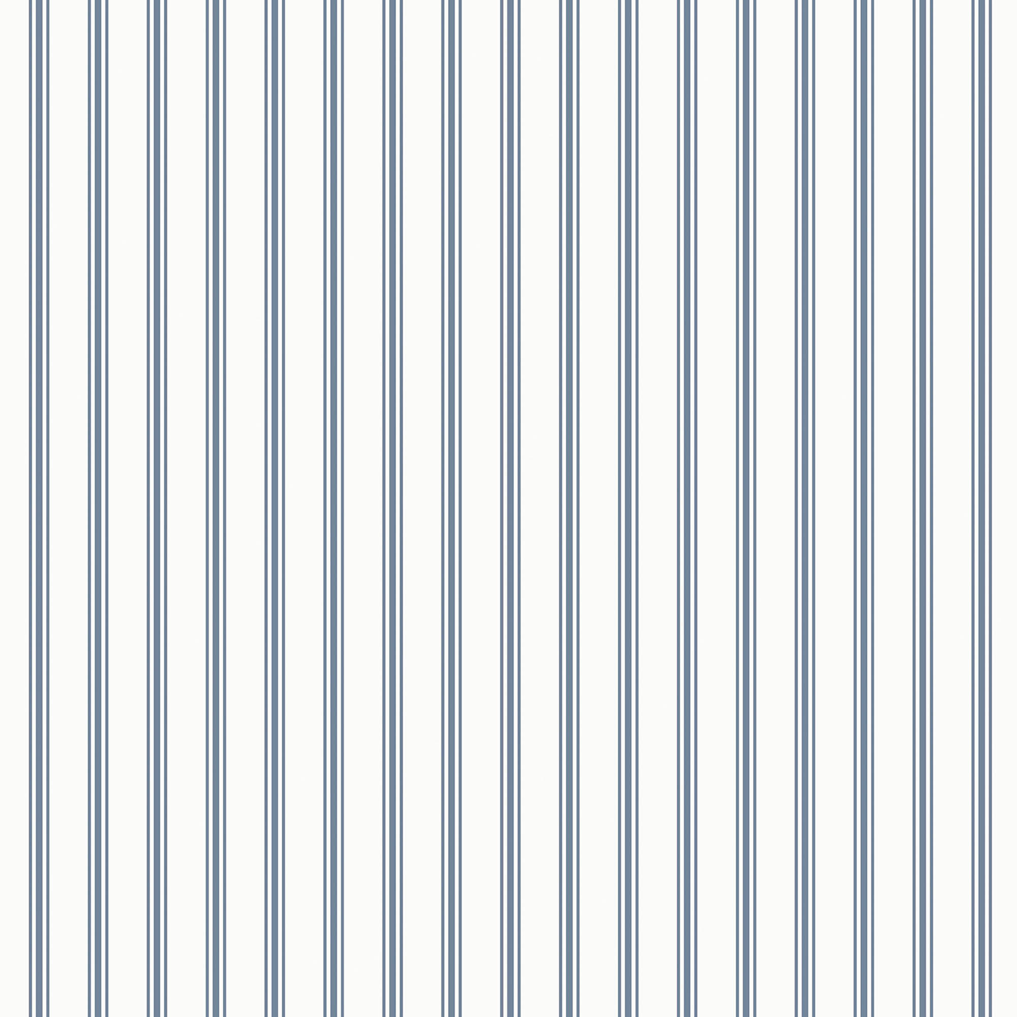VLIESTAPETE Farnworth Stripe Smoke Blue - Blau, Papier/Kunststoff (52/1000cm) - Graham & Brown