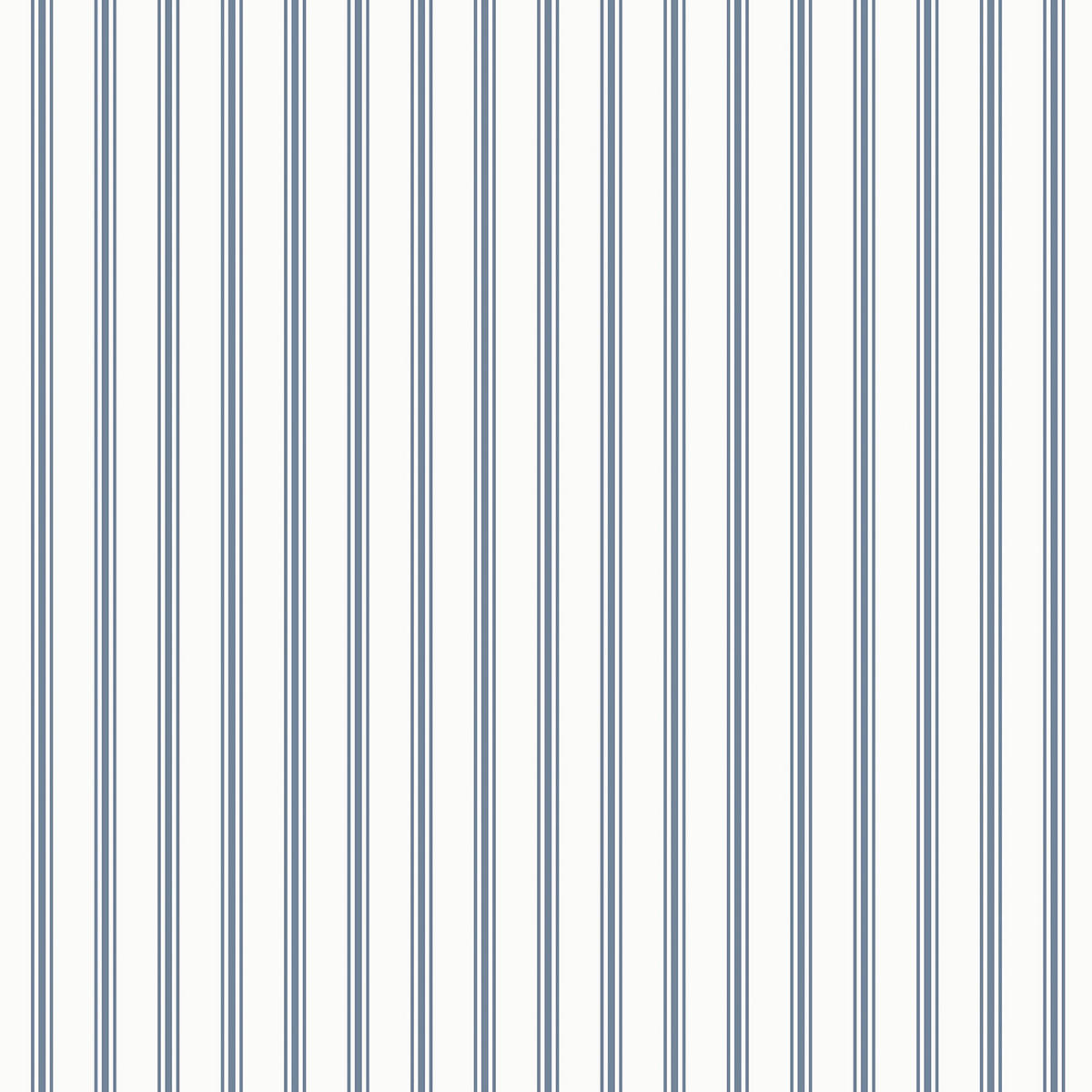 VLIESTAPETE Farnworth Stripe Smoke Blue - Blau, Papier/Kunststoff (52/1000cm) - Graham & Brown