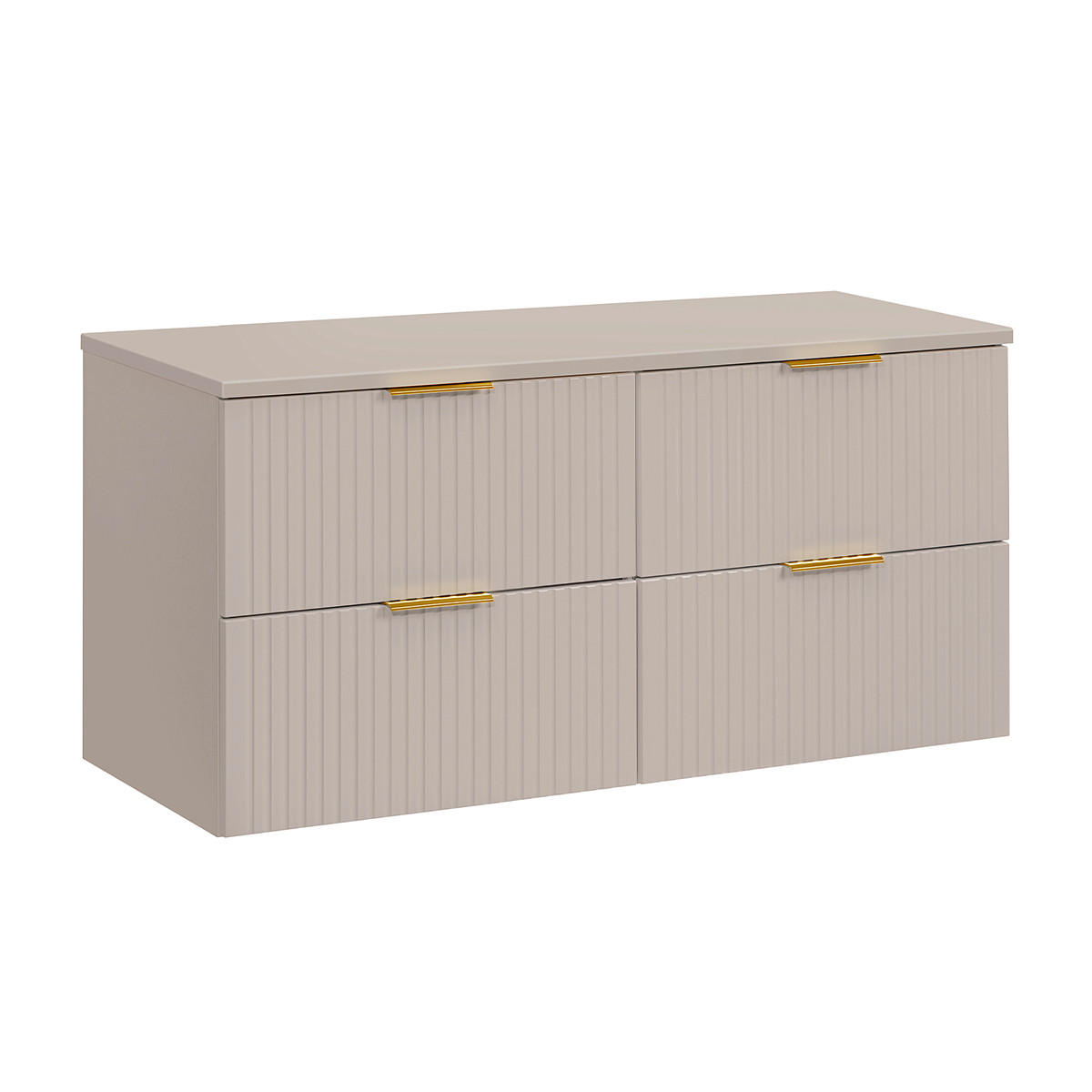 WASCHTISCHUNTERSCHRANK 120.8cm Adriel Beige - Beige, Holzwerkstoff (120.8/59/46cm) - Petits-meubles