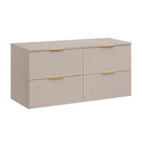 WASCHTISCHUNTERSCHRANK 120.8cm Adriel Beige - Beige, Holzwerkstoff (120.8/59/46cm) - Petits-meubles