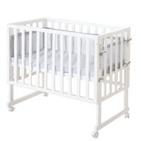 BEISTELLBETT roba Style grau 3in1 Set 90 x 45 cm - Weiß/Grau, Holzwerkstoff (45/90cm) - Roba