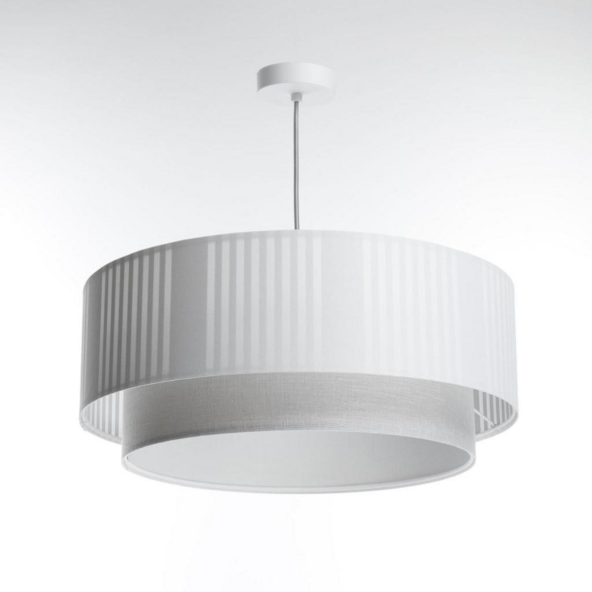 HÄNGELEUCHTE Weiß 50/90 cm - Weiß, Kunststoff (20/0.6/90cm) - ONZENO
