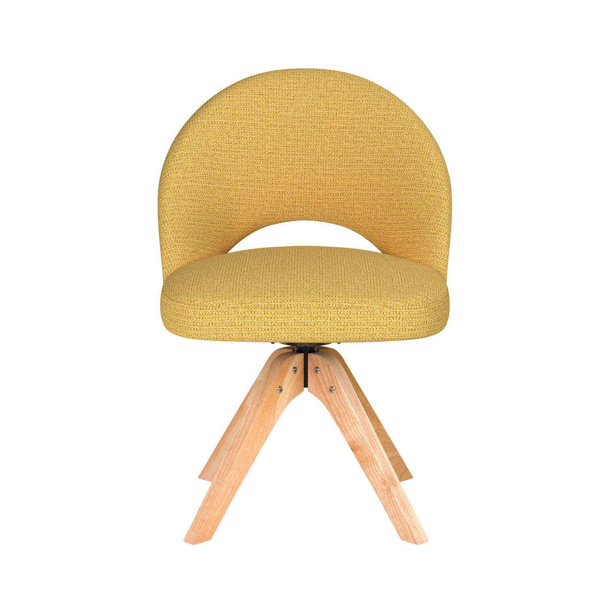 ESSZIMMERSTUHL Mick - Gelb - 60/56/83 cm - Gelb, Textil (56/83/60cm)