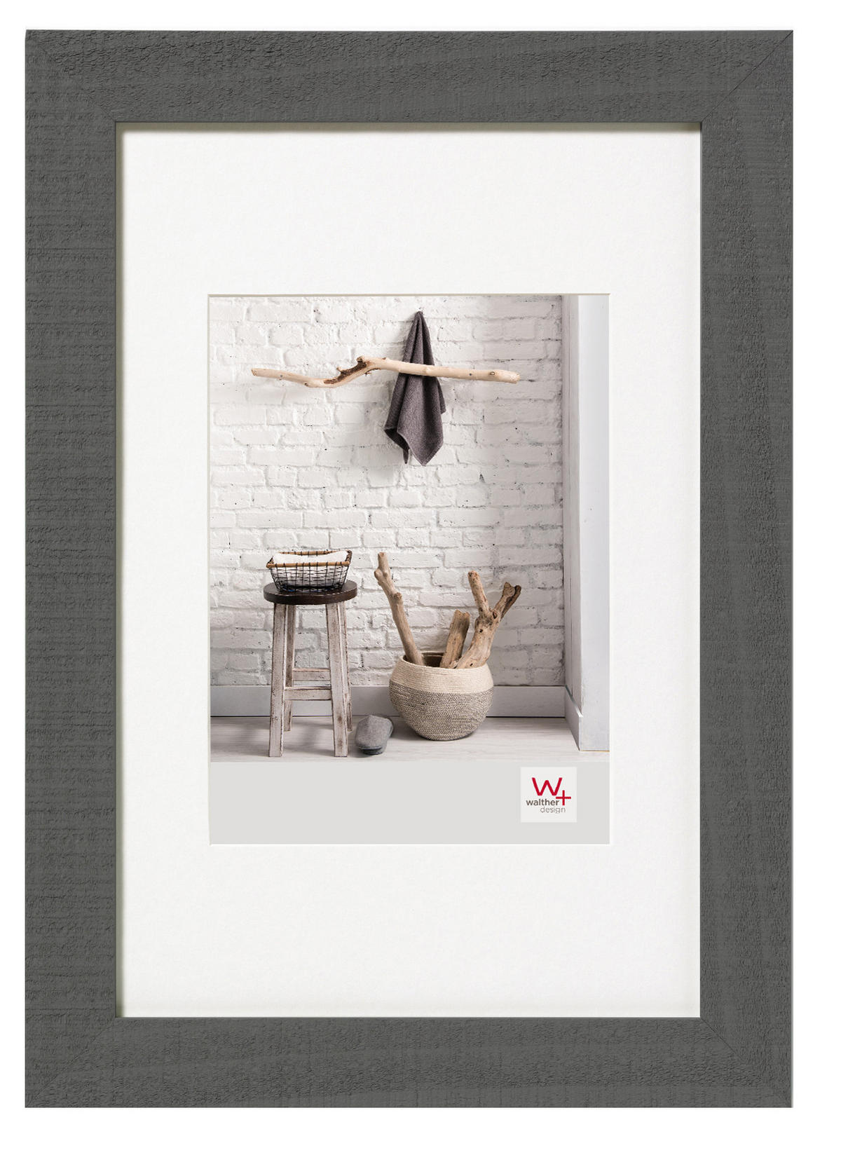 BILDERRAHMEN Home 20x20 cm grau - Grau, Holz (24.7/24.5/1.4cm) - EMIX24
