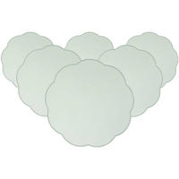 PLATZSETS Fleur Accessoires grün ø 40 cm 6er Set - Grün, Textil (40cm) - Villeroy & Boch