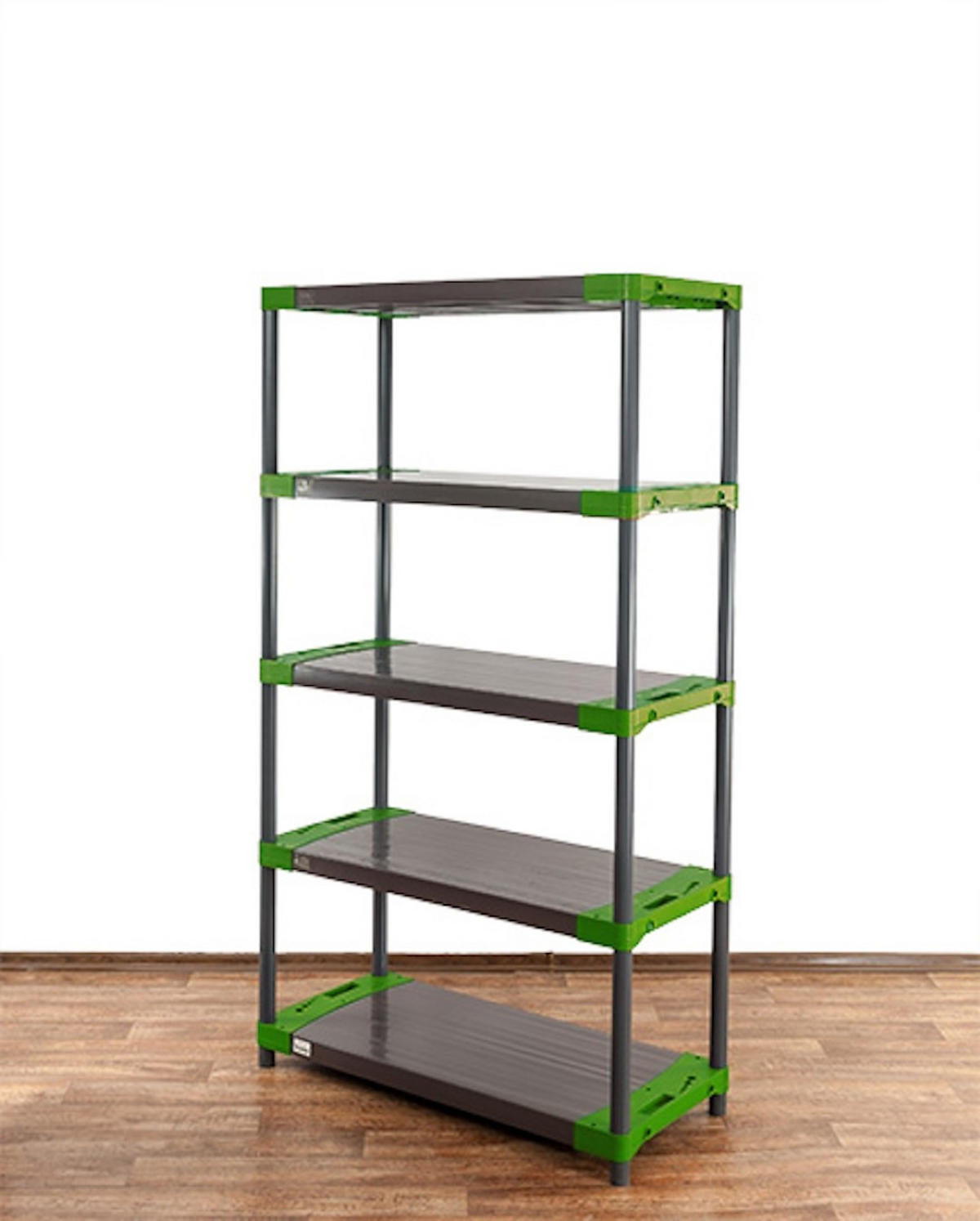 KUNSTSTOFFREGAL BIG GREY BEAR Tall 180x100x46cm Fachlast 160kg Grau-Grün - Grün, Kunststoff (100/180/46cm) - PROREGAL