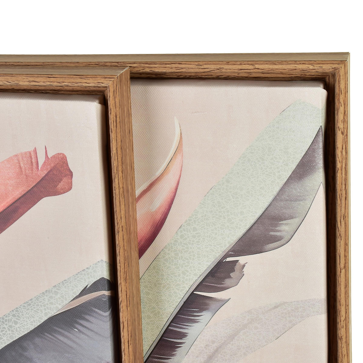 BILD Inga 2er Set 40/3/50 cm Kunstoff - Altrosa, Kunststoff (40/50cm) - Mondex