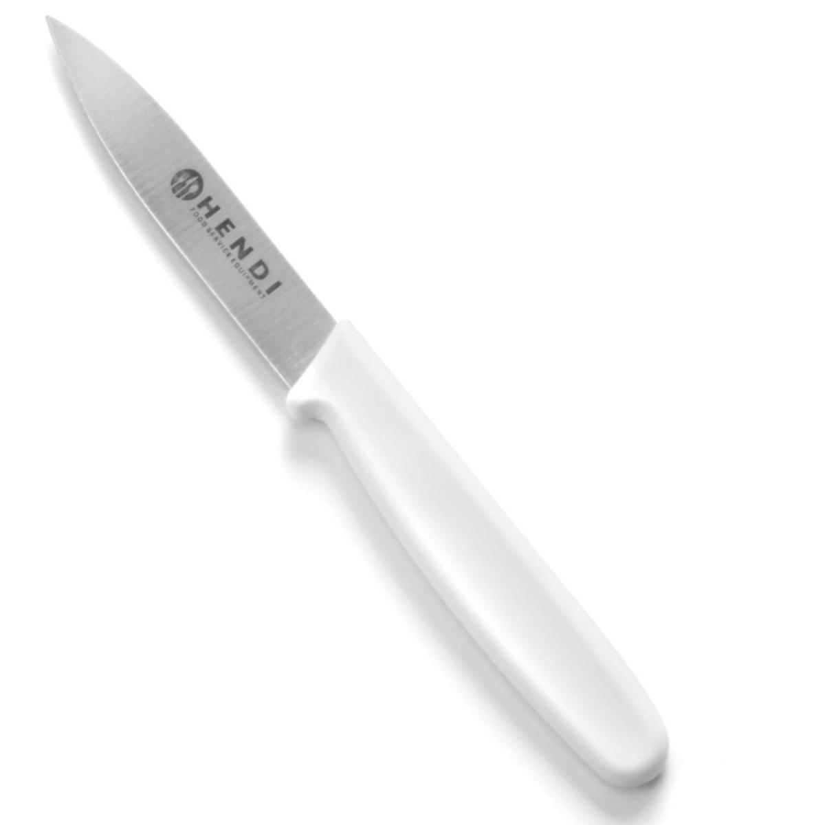 HACCP-SCHÄLMESSER, 6 Stück, 75 mm - Hendi 842003 - Schwarz/Weiß, Kunststoff/Metall (25cm) - Hendi