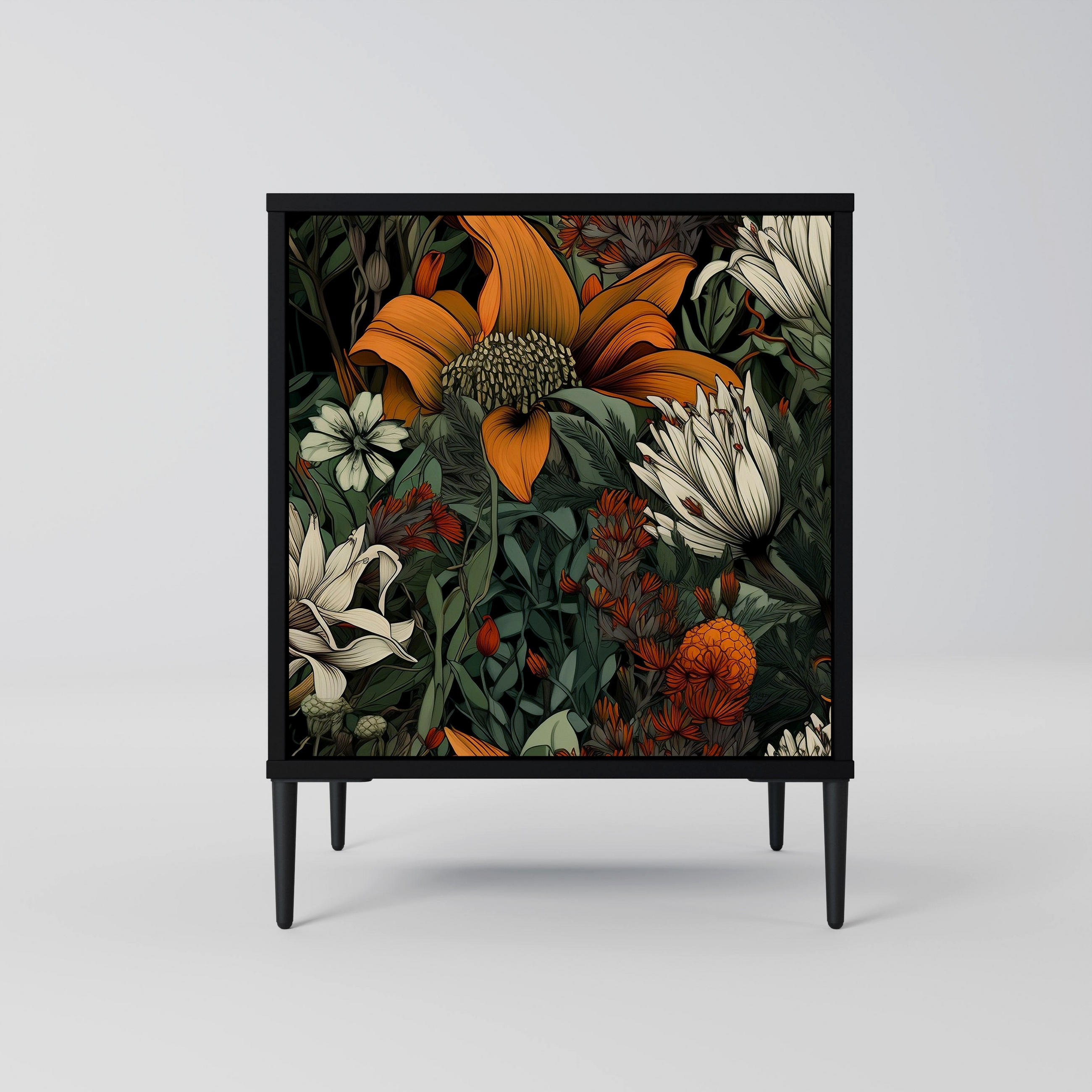 SpaceRebels Sideboard Schwarz 57.5x72.5x42 cm