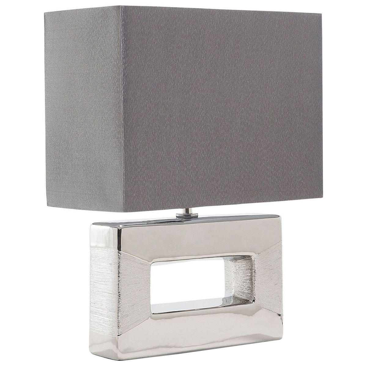 TISCHLAMPE Onyx 16/32/42 cm - Grau, Keramik (16/32/42cm) - Beliani
