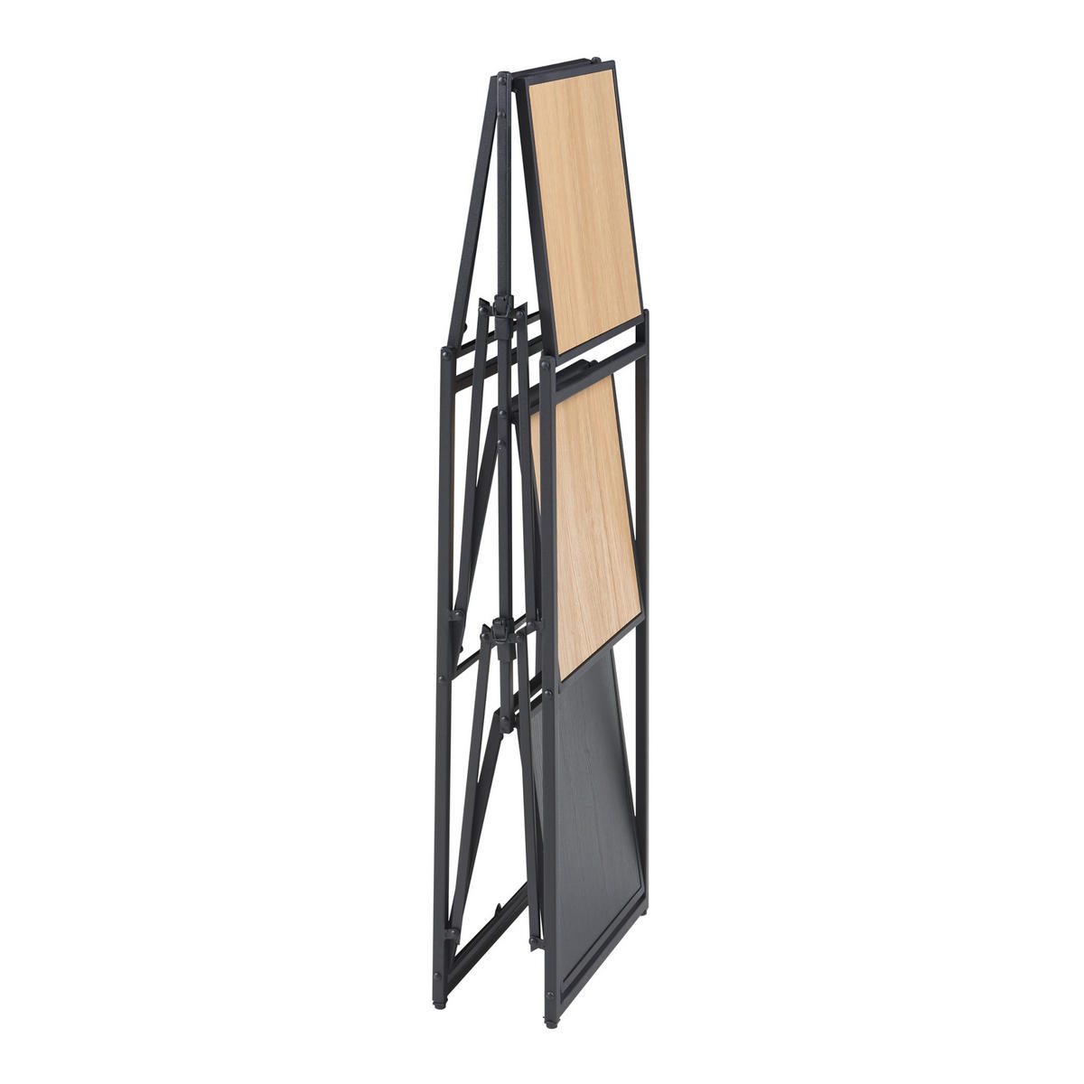 BÜCHERREGAL Telemark - Schwarz, Metall (68/81/38cm) - [en.casa]