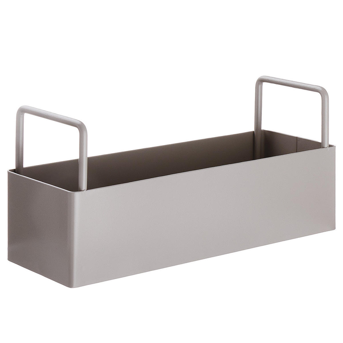 UTENSILIENBEHÄLTER Sideline - Taupe, Metall (25/12/9cm) - Butlers