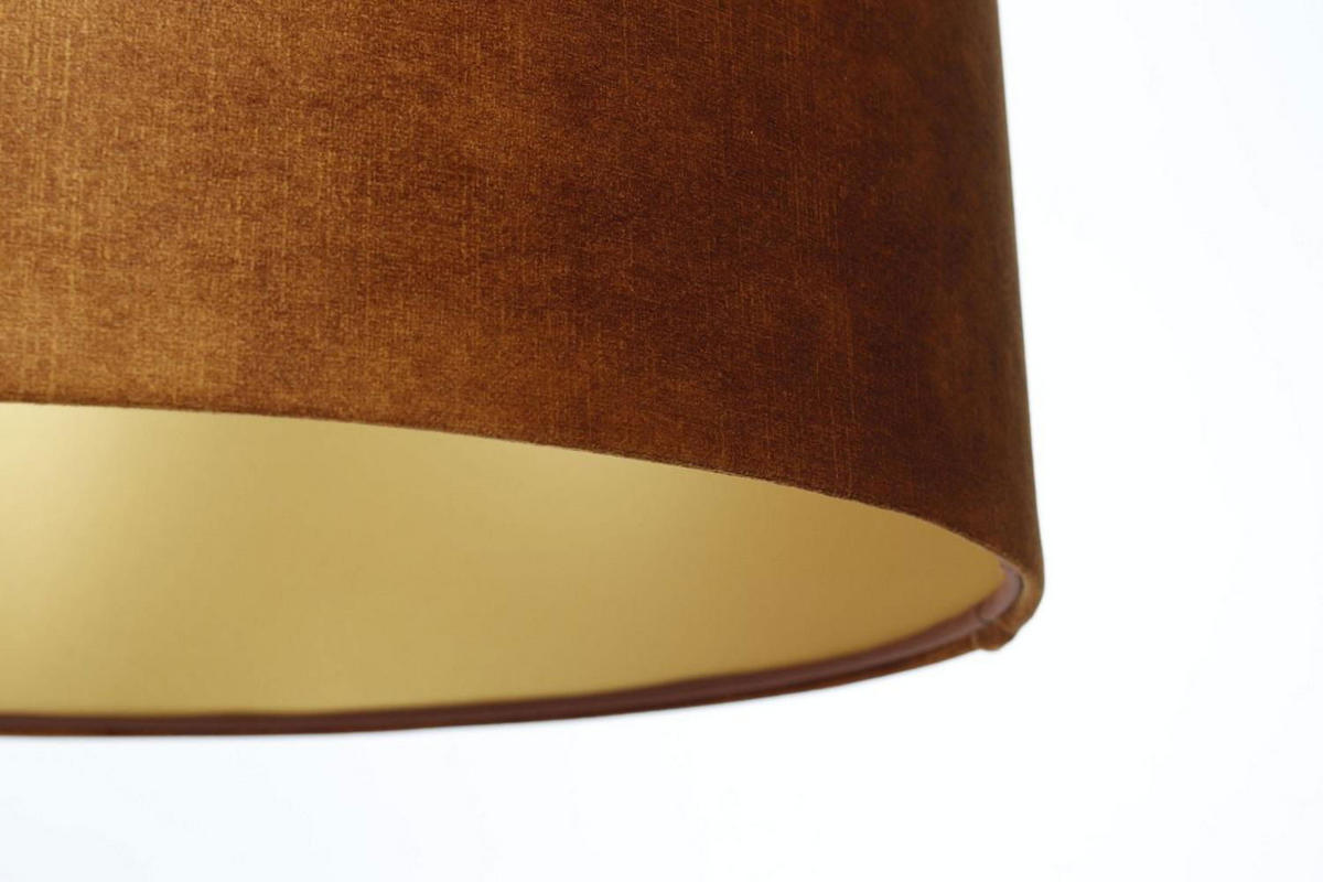 HÄNGELEUCHTE Gold 50/25 cm - Goldfarben/Braun, Kunststoff (50/0.6/25cm) - ONZENO