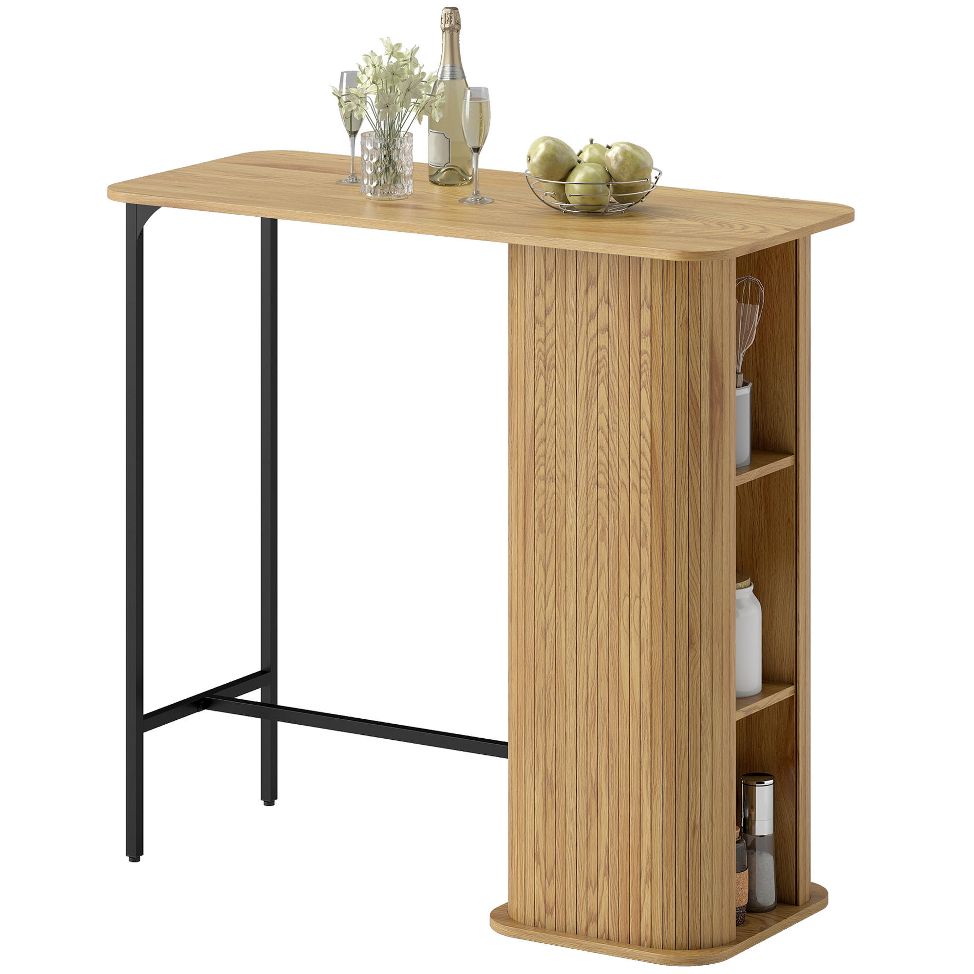 BARTISCH Naturholz 1 Stück - Beige, Kunststoff (112/50/106cm) - GiPP
