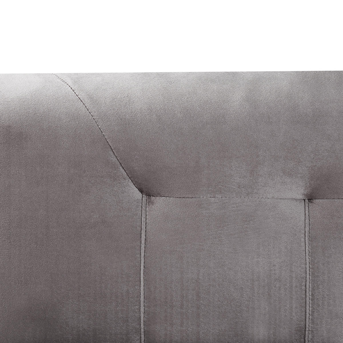 BOXSPRINGBETT 180/200cm Grau Marquise - Grau, Textil (180/200cm) - Beliani