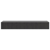 WANDKONSOLE Nolie Holzoptik Esche Schwarz 110 cm - Schwarz, Holzwerkstoff (110/17/40cm) - Selsey