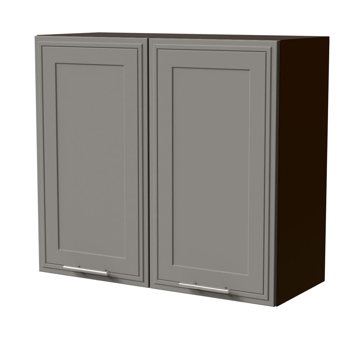 HÄNGESCHRANK Salo W3/80 Lava / Dust Grey Matt 80 / 32,5 / 72cm - Dunkelgrau/Grau, Holz/Holzwerkstoff (80/72/32.5cm) - Feldmann-Wohnen