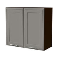HÄNGESCHRANK Salo W3/80 Lava / Dust Grey Matt 80 / 32,5 / 72cm - Dunkelgrau/Grau, Holz/Holzwerkstoff (80/72/32.5cm) - Feldmann-Wohnen