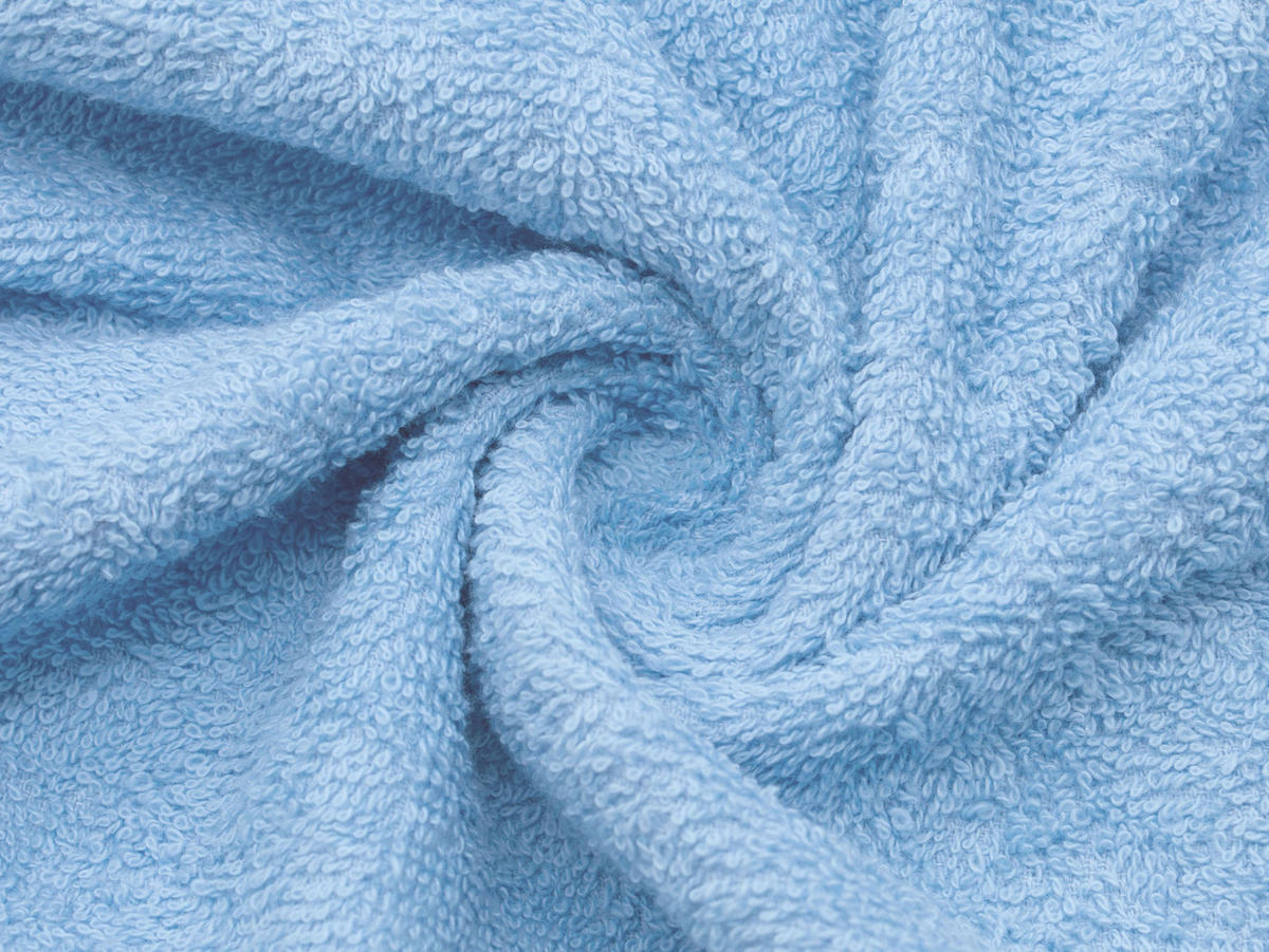 DUSCHTÜCHER, 5er-Set, 70x140 cm, 80% Baumwolle, 20% Polyester, Blau - Hellblau, Naturmaterialien (70/140cm) - Zollner