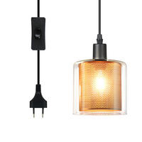 PENDELLEUCHTE Festtagsglanz II 13/12/205cm - Schwarz, Metall (13/12/205cm) - Nettlife
