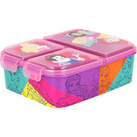BROTDOSE mit Fächern Princess 18 cm - Multicolor, Kunststoff (14/7/18cm)