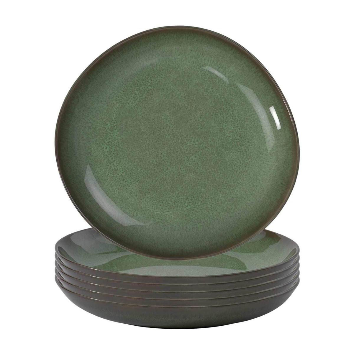 SCHALEN FLACH Lave Vert ø 27 cm 6er Set - Grün, Keramik (27cm) - like.Villeroy & Boch