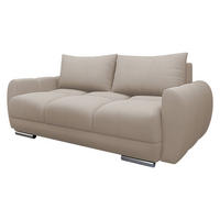 SOFA Logo 2 - Silberfarben/Naturfarben, Holz/Kunststoff (186/89/97cm) - MIRJAN24