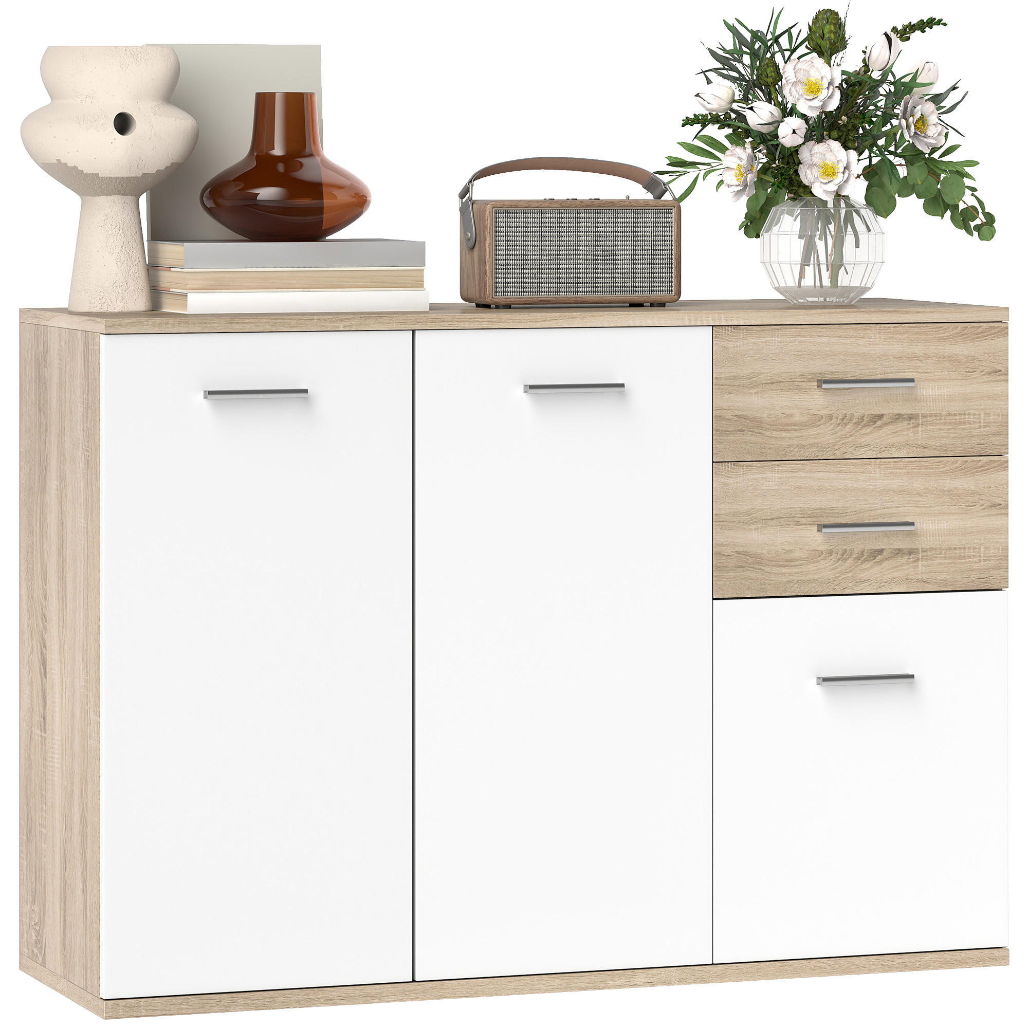 Pangivo Sideboard Natur 106x76x35 cm