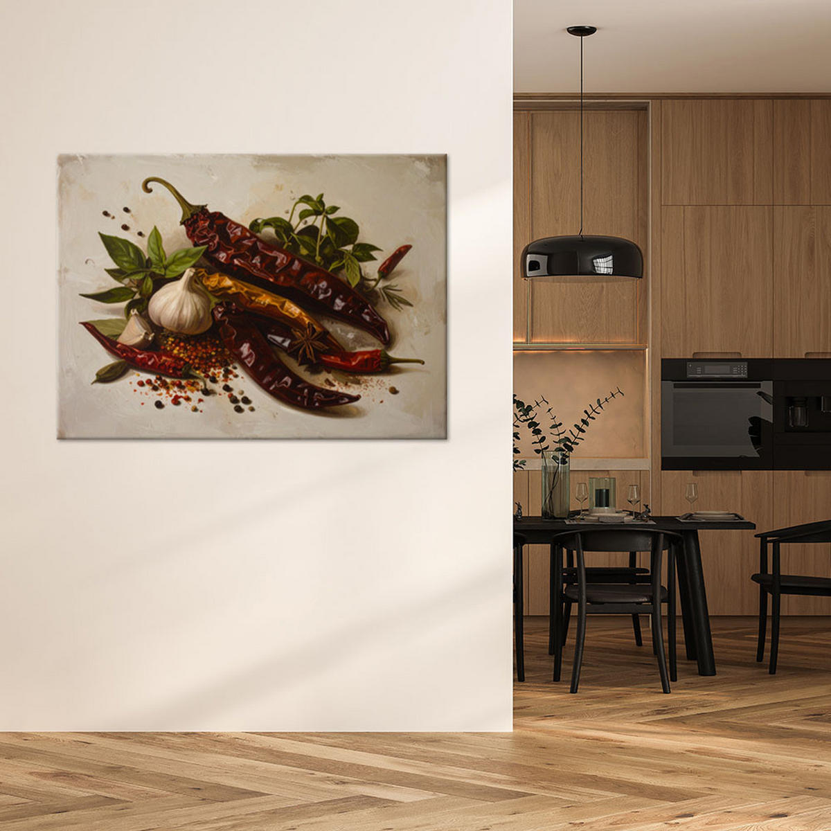 LEINWANDBILD Essen & Trinken 90x60cm - Beige, Textil (90/60cm) - Feeby