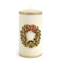 KERZE Blumenkrone Beige 7/7/10 cm Naturmaterial - Beige, Naturmaterialien (10cm) - Mondex
