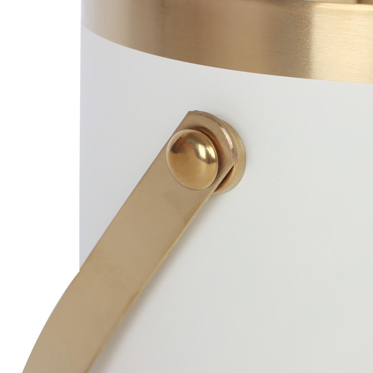 EISWÜRFELBEHÄLTER - Weiß, Kunststoff/Metall (15/17cm) - Relaxdays