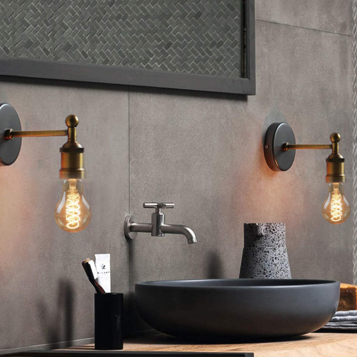 LEUCHTMITTEL Phosmaraxa 6/6/11 cm - Braun, Glas (6/11cm) - ZMH