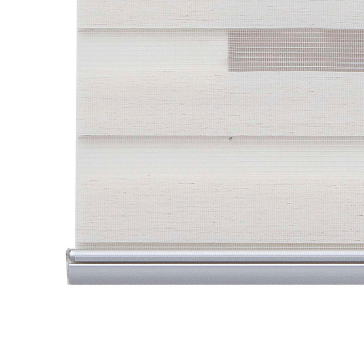 DOPPELROLLO Leinen 60x250 cm - Creme, Kunststoff (60/250cm) - STORESDECO
