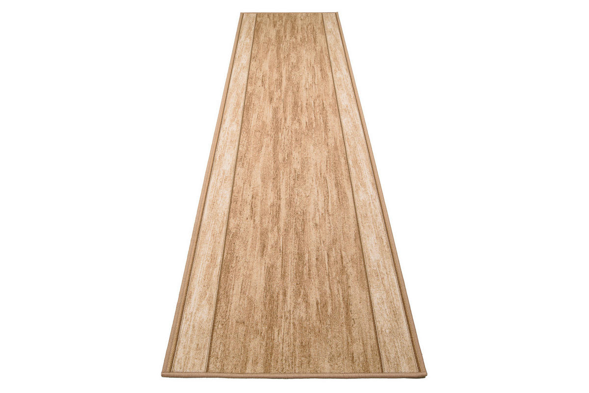 TEPPICHLÄUFER Anti-Rutsch Beige rutschfest Gummiunterlage 100/1400 cm - Beige, Textil (100/1400cm) - Tapiso